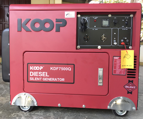 Máy phát điện chống ồn Koop KDF7500Q giá rẻ