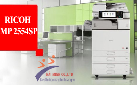 sử dụng Máy photocopy Ricoh MP 2554SP trong văn phòng
