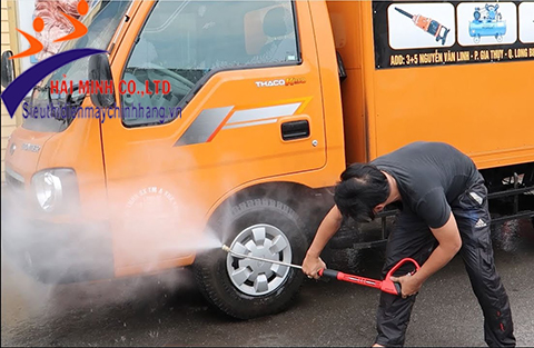 Máy rửa xe cao áp Lutian mạnh mẽ