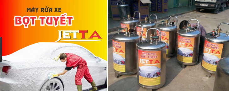 Máy rửa xe bọt tuyết