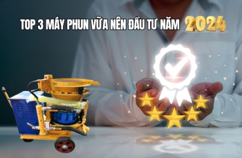 Top 3 Máy Phun Vữa Nên Đầu Tư Năm 2024