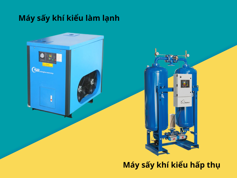 Các loại máy sấy khí hiện nay