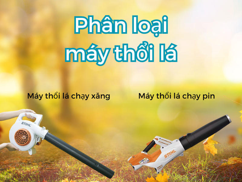 Máy thổi lá có mấy loại? Nên mua loại nào?