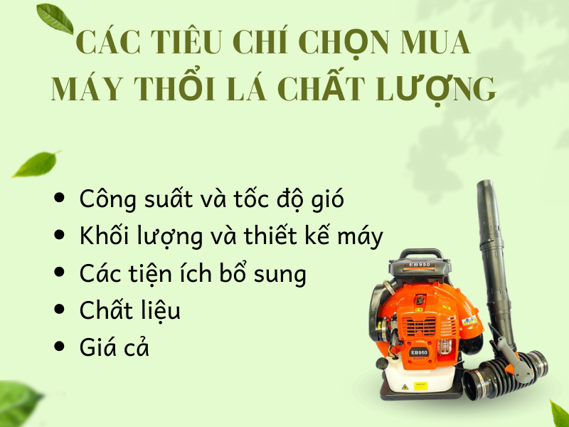 Review những model máy thổi lá Volga chất lượng.