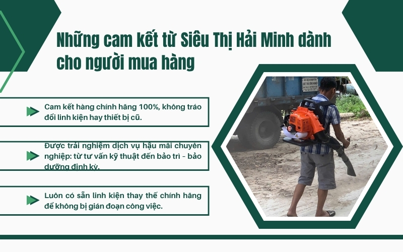 Những cam kết từ Siêu Thị Hải Minh dành cho người mua hàng