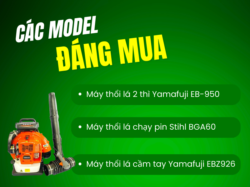 Top máy thổi lá cầm tay chất lượng bạn nên mua?