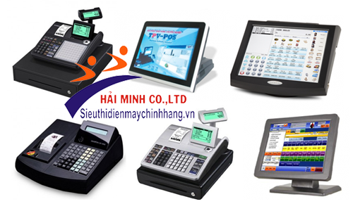 Máy tính tiền có nhiều mẫu mã và kich thước khác nhau