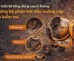 Hình ảnh Máy trộn bê tông dùng sau 6 tháng: Những bộ phận bắt đầu xuống cấp cần kiểm tra
