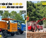Hình ảnh Máy trộn bê tông tự cấp liệu và tự hành, nên chọn loại nào?