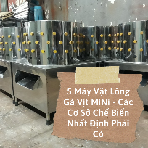 5 Máy Vặt Lông Gà Vịt MiNi - Các Cơ Sở Chế Biến Nhất Định Phải Có
