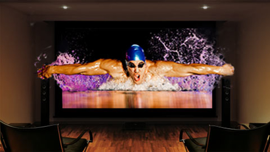 hình ảnh 3d của máy chiếu sony es