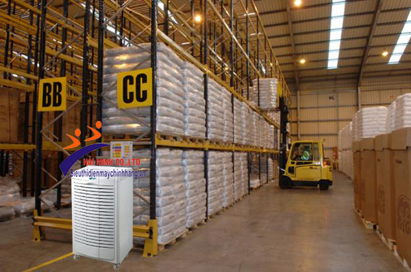 máy hút ẩm fujie cho nhà kho