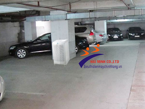 máy hút ẩm fujie cho tầng hầm