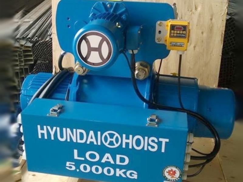 Pa lăng cáp điện Hyundai H5B 5 tấn dầm đơn