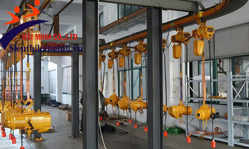 Siêu thị Hải Minh cung cấp pa lăng xích điện cố định 2 tấn HKD0201S