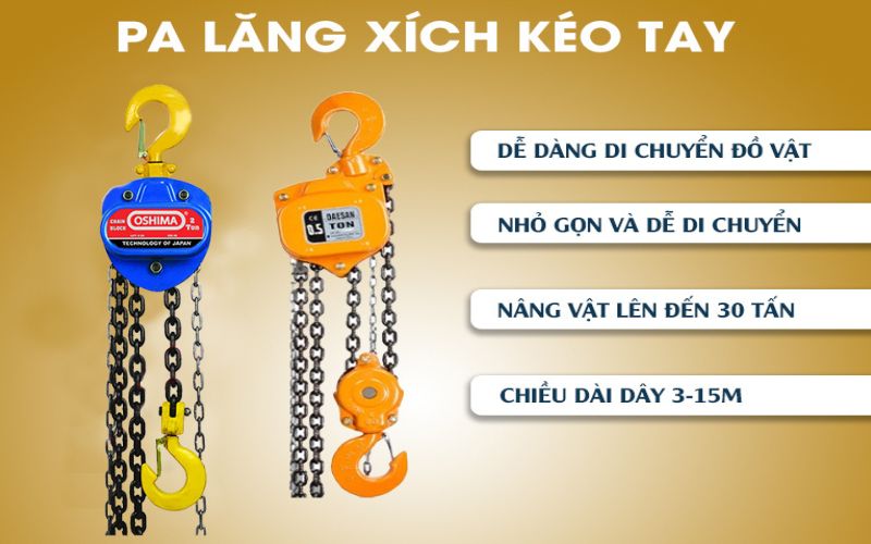 Palang xích kéo tay