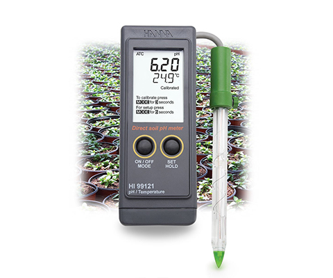 Máy đo PH đất HANNA HI99121 dễ sử dụng