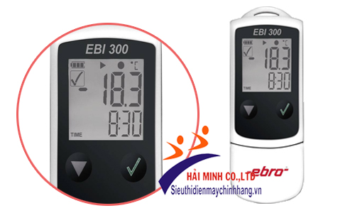 Thiết bị ghi nhiệt độ hiển thị số EBRO EBI 300