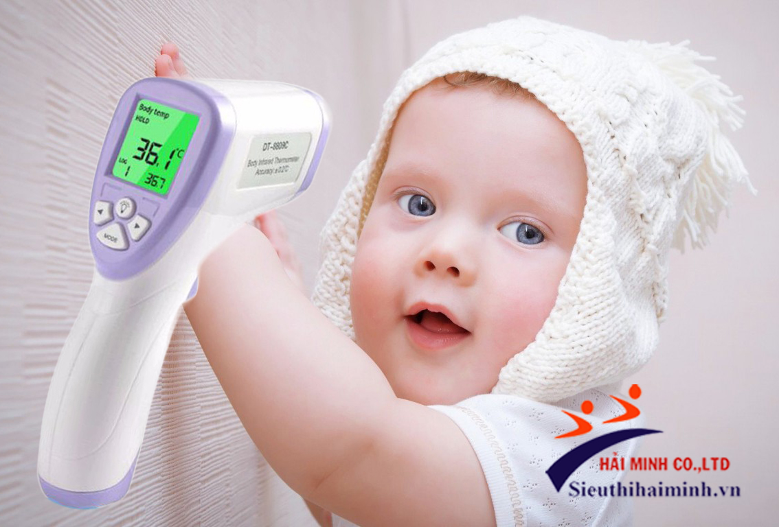 máy đo nhiệt độ hồng ngoại cho trẻ em