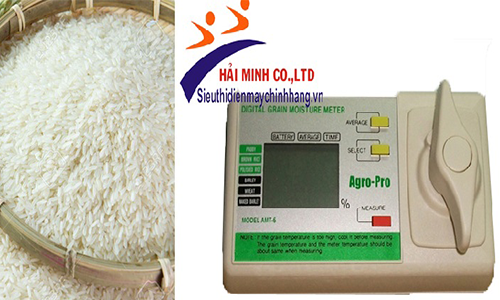 Máy đo độ ẩm gạo cầm tay dễ dàng sử dụng