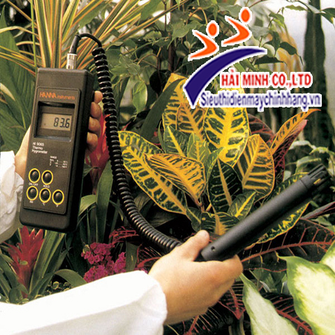 Máy đo độ ẩm/nhiệt độ cầm tay Hanna HI9065 chống thấm nước 