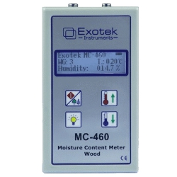 Máy đo độ ẩm mùn cưa, gỗ dâm Exotek MC-460