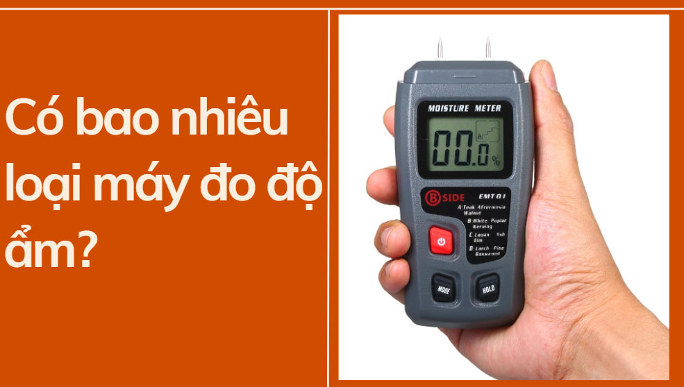 Có bao nhiêu loại máy đo độ ẩm?