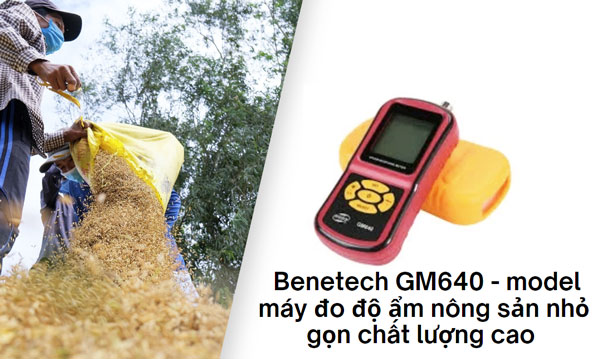Benetech GM640 - model máy đo độ ẩm nông sản nhỏ gọn chất lượng cao