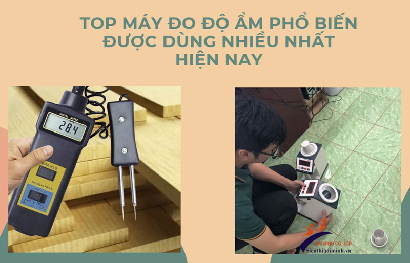 Top máy đo độ ẩm phổ biến được dùng nhiều nhất hiện nay