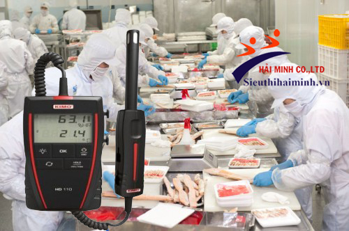máy đo nhiệt độ độ ẩm trong chế biến thực phẩm