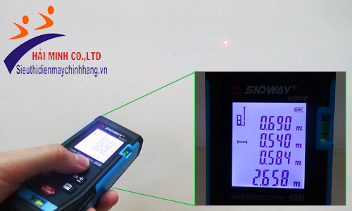 Máy đo khoảng cách laser SDW-HD410 cho kết quả chính xác