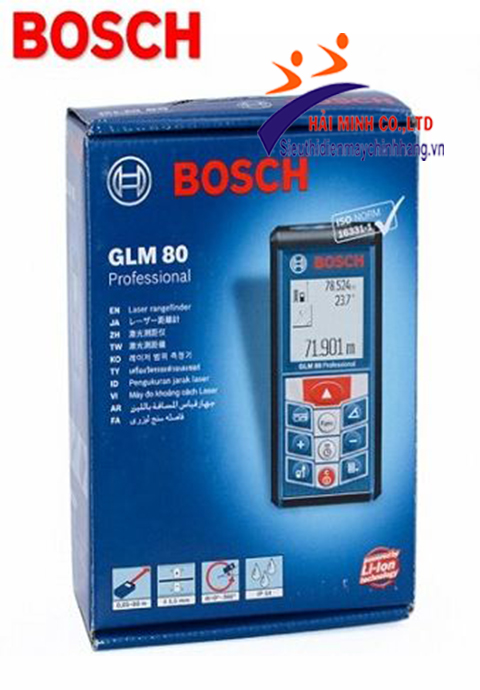 Máy đo khoảng cách laser GLM 80 Professional