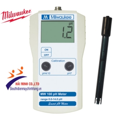 Máy đo pH cầm tay điện tử hiện số Milwaukee MW 100