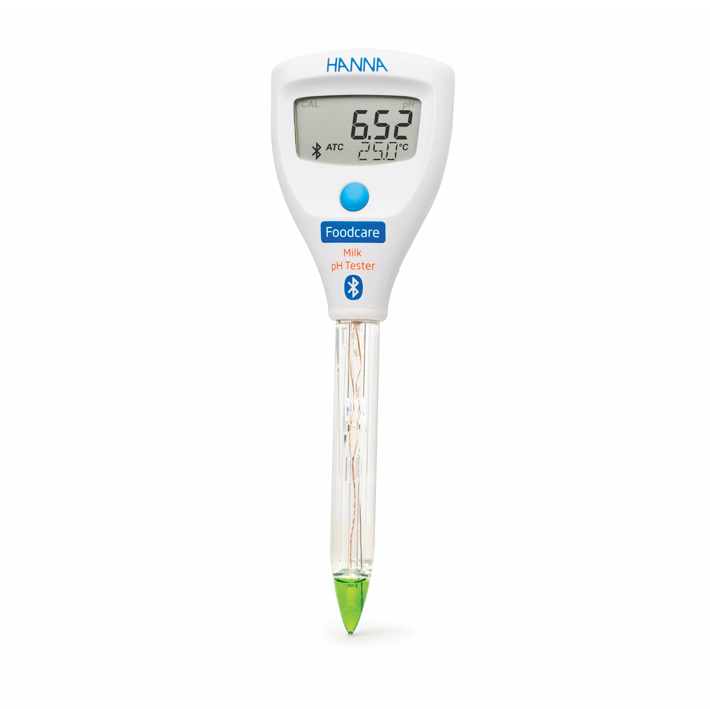 Bút đo pH/nhiệt độ HALO2 Bluetooth trong sữa HI9810342 tốt