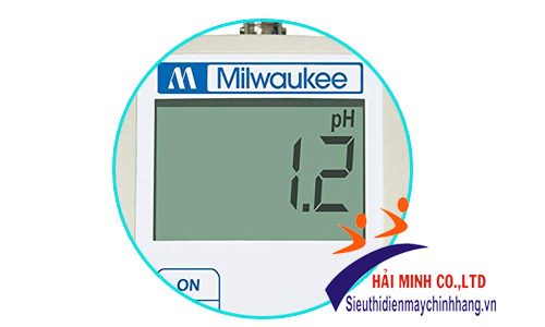 Màn hình máy đo pH cầm tay Milwaukee MW 100
