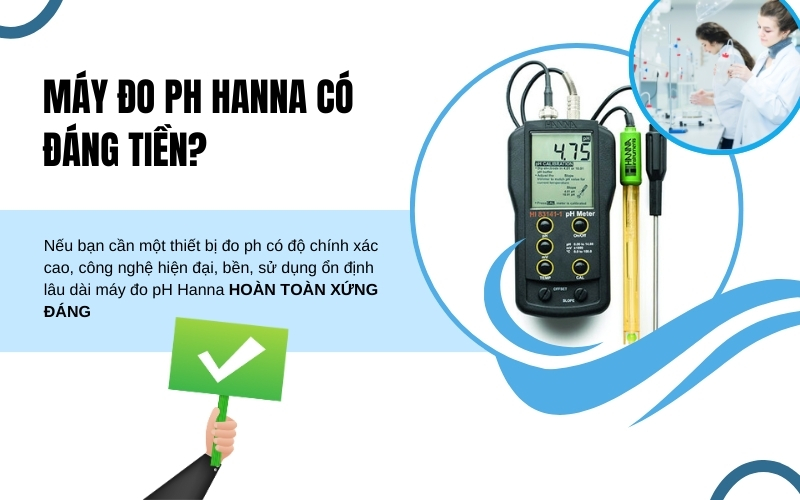Máy đo ph hanna có đáng tiền