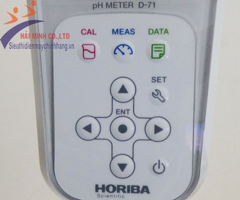 phím chức năng của máy đo pH cầm tay Horiba D-71G