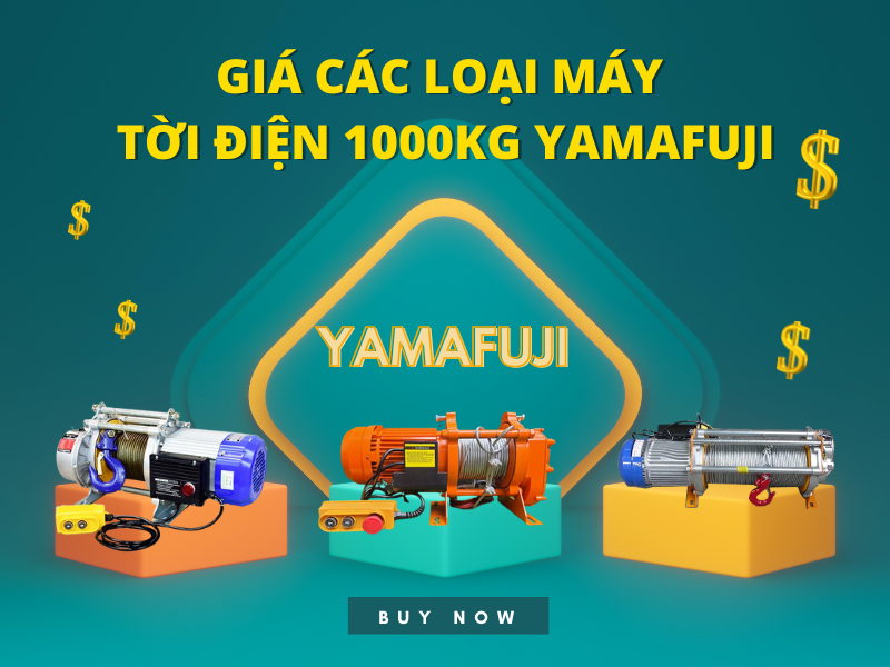 Giá các loại máy tời điện 1000kg Yamafuji