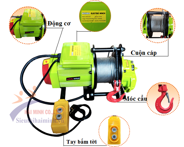 Máy tời siêu nhanh HM CC600Z-N60m
