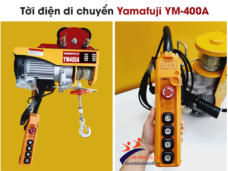 Tời điện di chuyển Yamafuji YM-400A