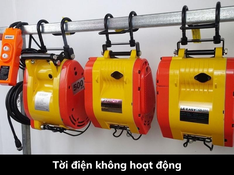 Lỗi tời điện không hoạt động
