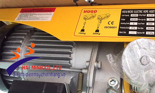 Motor tời điện mini HUGO PA600-30m 30 mét
