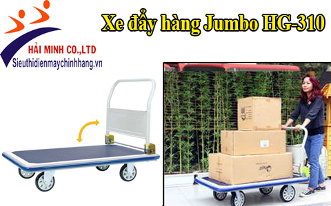 Ứng dụng xe đẩy hàng Jumbo HG-310