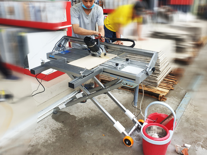 Máy cắt gạch đá chạy điện Wandeli QX-800