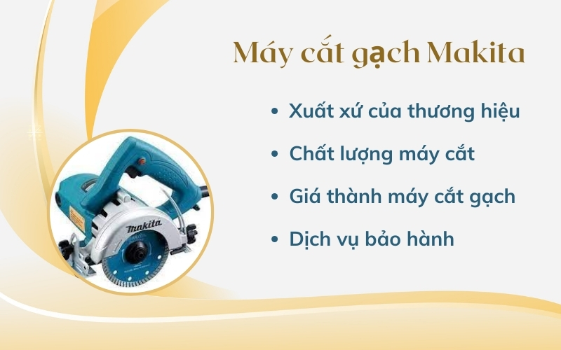 Nên chọn máy cắt gạch cầm tay Makita hay không