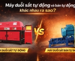 Hình ảnh Máy duỗi sắt tự động và bán tự động khác nhau ra sao? Tư vấn chọn mua