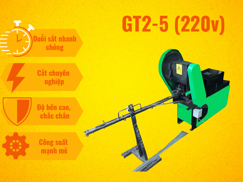 máy duỗi sắt GT2-5