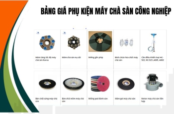 Bảng giá phụ kiện máy chà sàn công nghiệp
