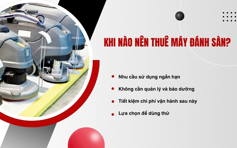 Khi nào nên thuê máy đánh sàn?