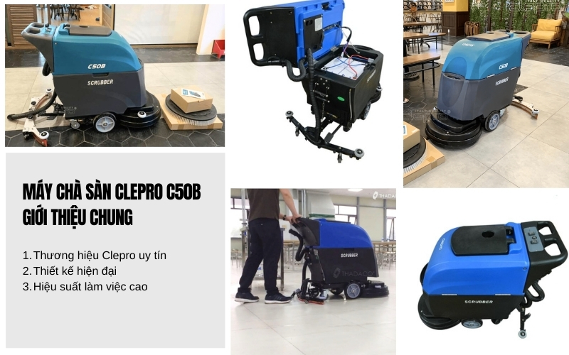 Máy chà sàn Clepro C50B